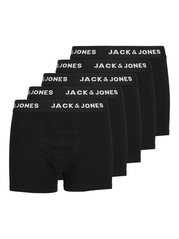 12210878 – JACK &amp; JONES Junior Zwarte Boxershorts – 5-Pack