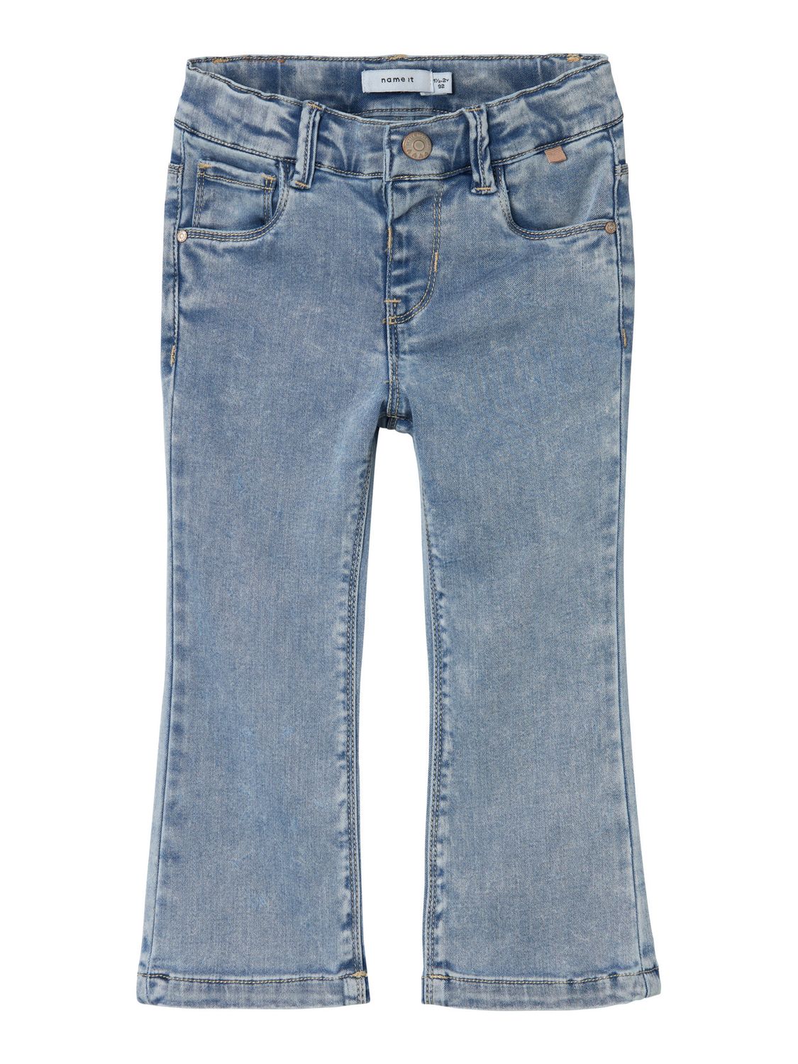 13224658 – NAME IT Bootcut Jeans Light Blue Bleached Denim