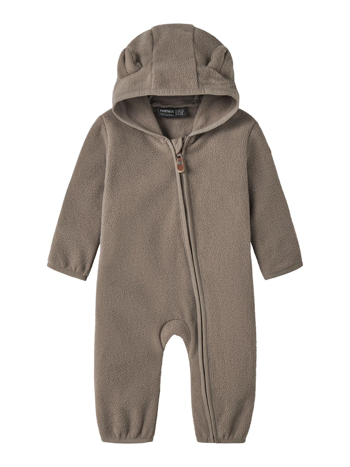 13257106 NAME IT Baby Fleece Boxpakje met Oortjes – Taupe