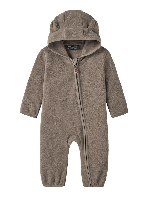 13257106 NAME IT Baby Fleece Boxpakje met Oortjes – Taupe