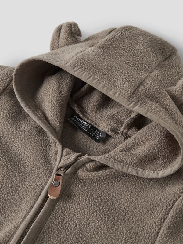 13257106 NAME IT Baby Fleece Boxpakje met Oortjes – Taupe