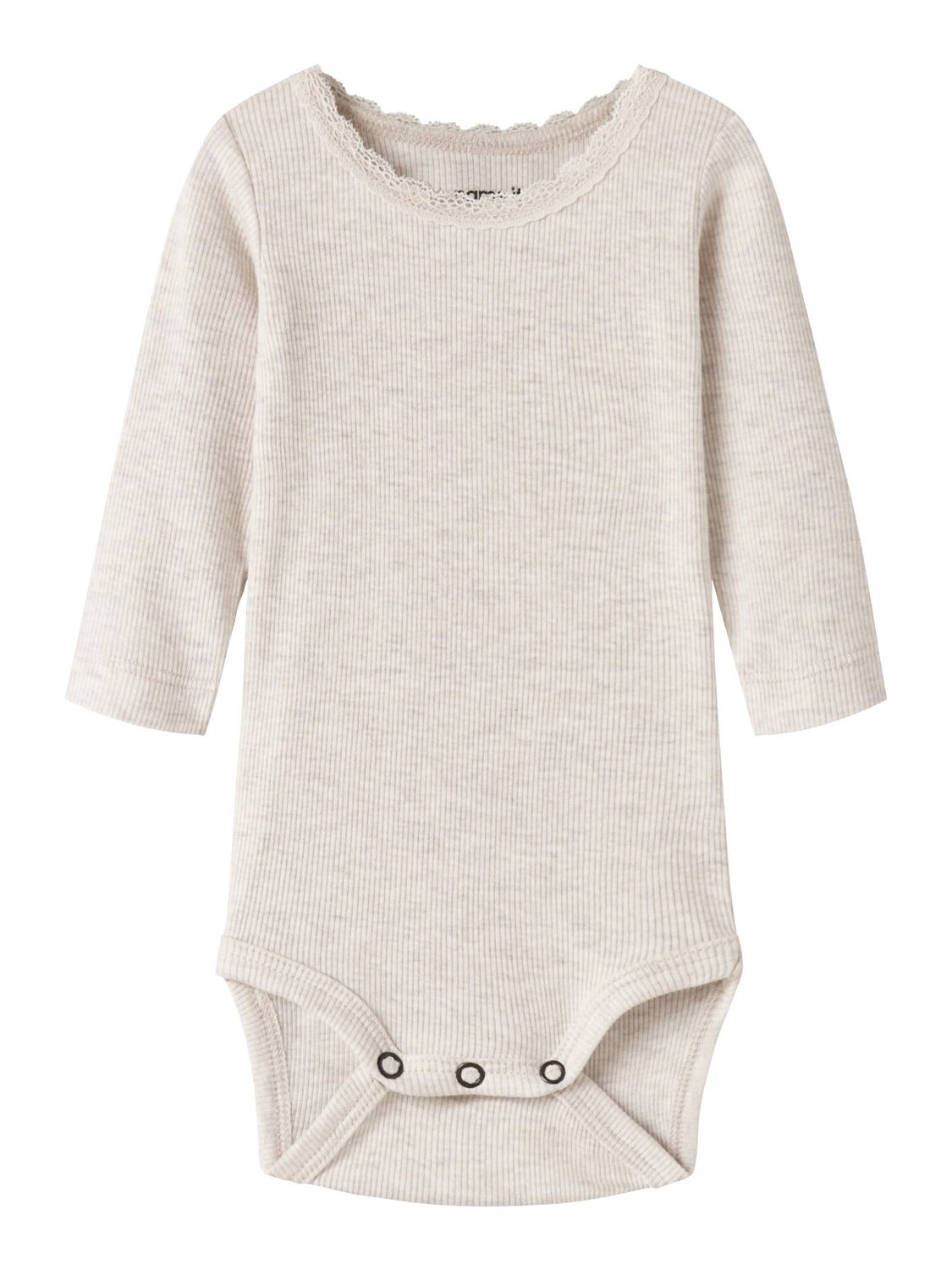 13198038 – NAME IT Baby Body met Kant – Beige