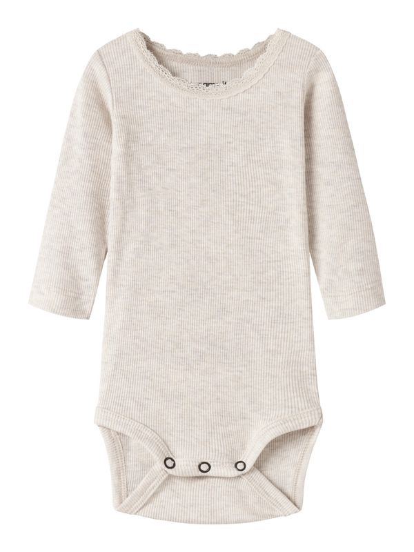 13198038 – NAME IT Baby Body met Kant – Beige