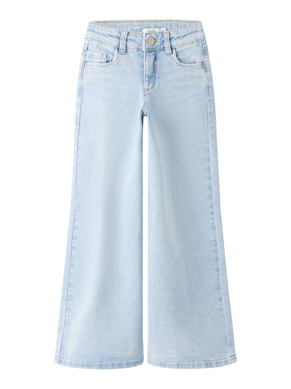 13248811 – NAME IT Meisjes Wide Leg Jeans – Light Blue Denim