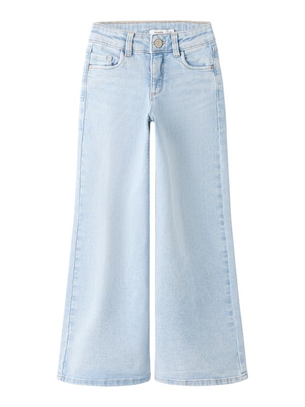 13248811 – NAME IT Meisjes Wide Leg Jeans – Light Blue Denim