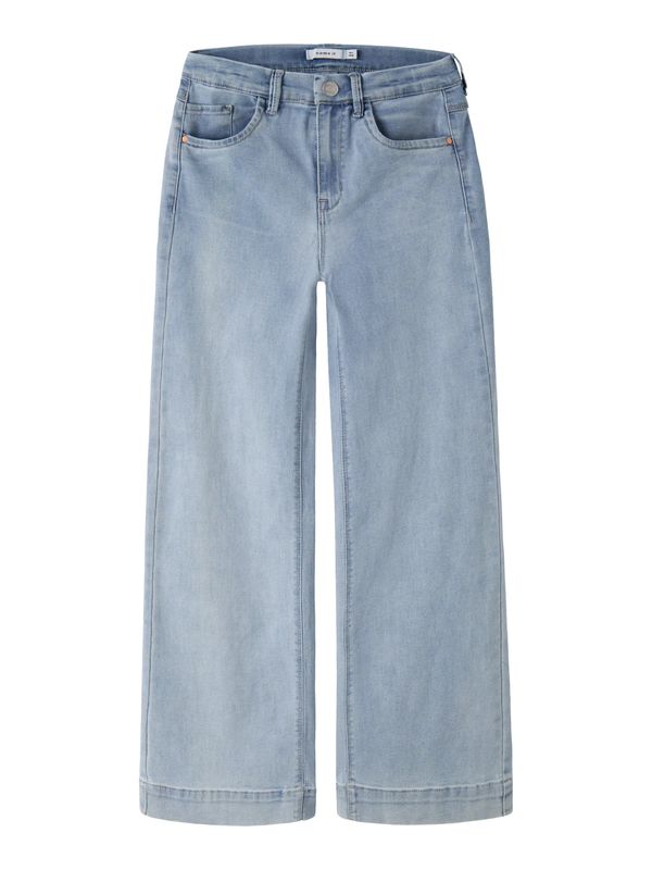 13211701 – NAME IT Meisjes Wide Leg Jeans – Light Blue Denim