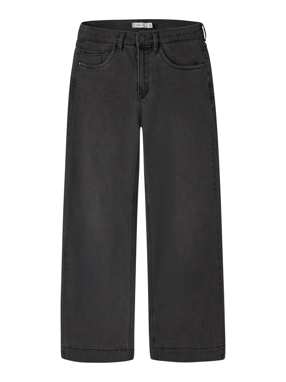 13211701 – NAME IT Meisjes Wide Leg Jeans – Black Denim