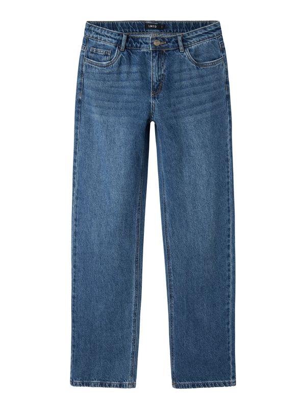13232169 – LMTD Meisjes Straight Leg Jeans – Medium Blue Denim