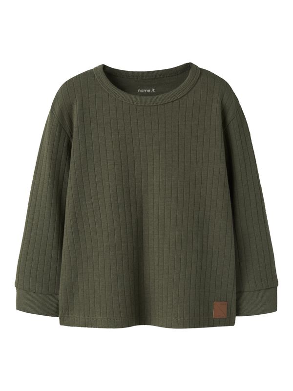 13259357 – NAME IT Jongens Longsleeve Rib – Groen