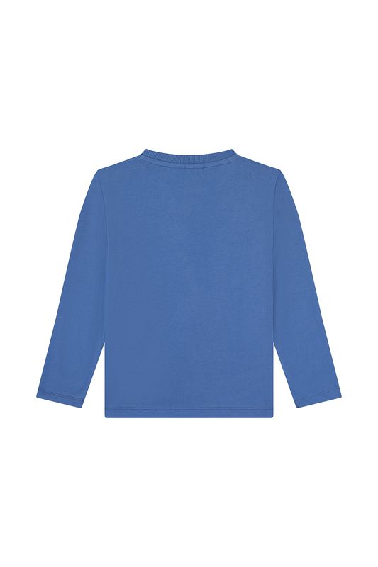 FRANKIE-SB-03-B– Someone jongens longsleeve blauw met fietsende aap print