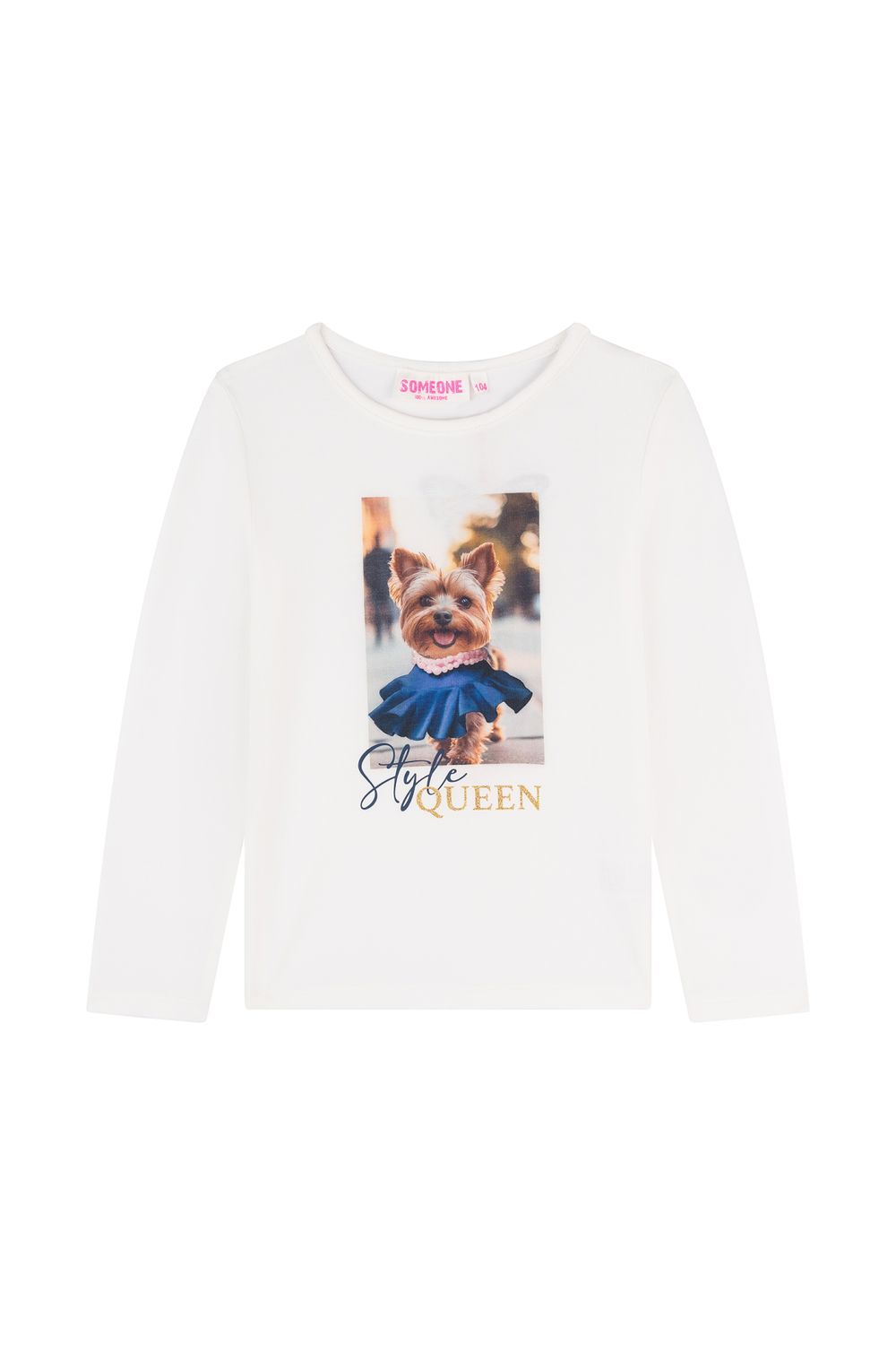 PETRA-SG-03-C – Someone meisjes T-shirt lange mouwen Style Queen