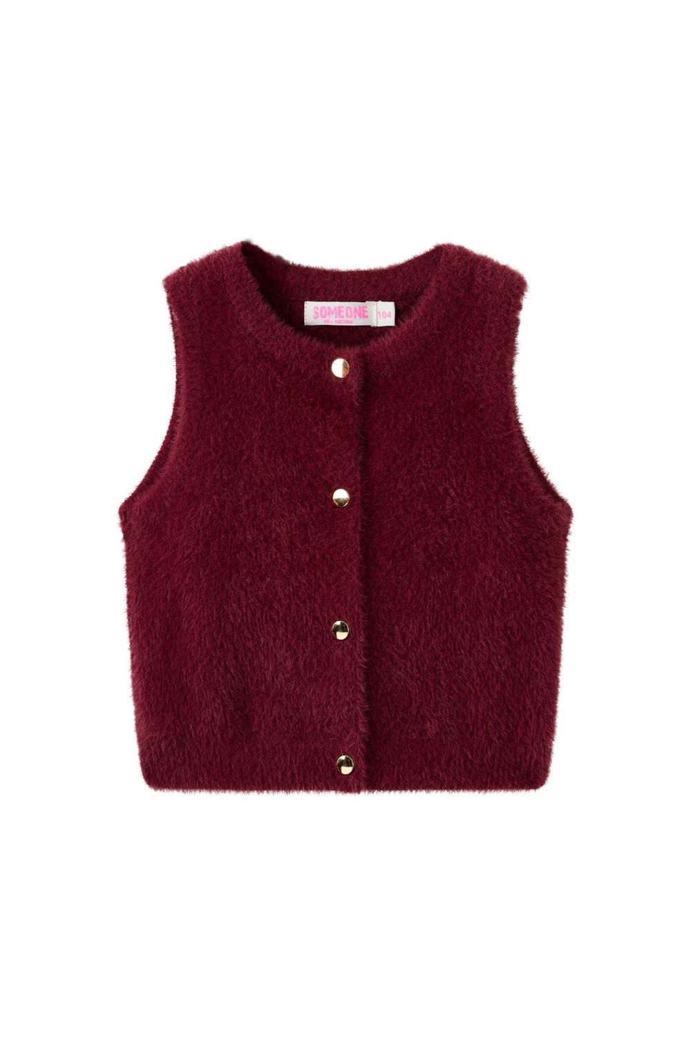 MAGALI-SG-13-P – Someone meisjes gilet bordeaux