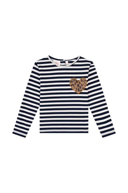 LILA-SG-03-K – Someone meisjes longsleeve gestreept met hartje