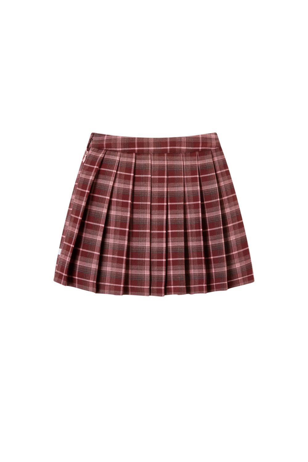 MAGALI-SG-41-B – Someone meisjes plissé rok bordeaux met ruitjes