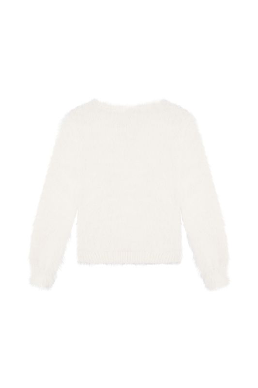 HAILEY-SG-15- I – Someone meisjes cardigan ecru fluffy