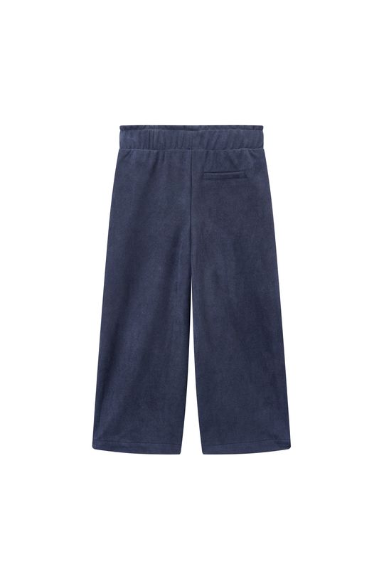 PETRA-SG-37-F – Someone meisjes wide leg broek donkerblauw met strik