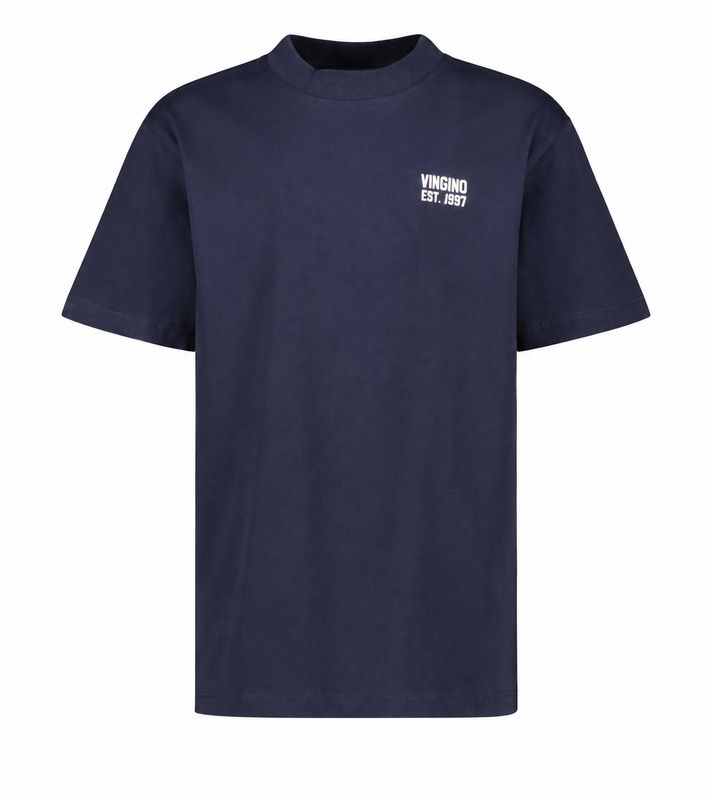ICON-BOXY-SS – Vingino Jongens T-shirt Donkerblauw met Logo