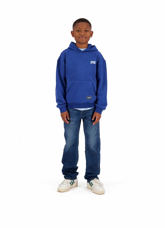 ICON-HOODY-Vingino Jongens Hoodie met Logo – Kobaltblauw