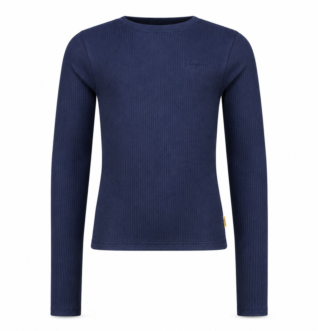 Icon rib longsleeve- Vingino donkerblauwe rib longsleeve meisjes