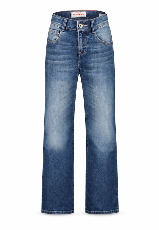 Gustavo - Vingino wide leg jeans donkerblauw