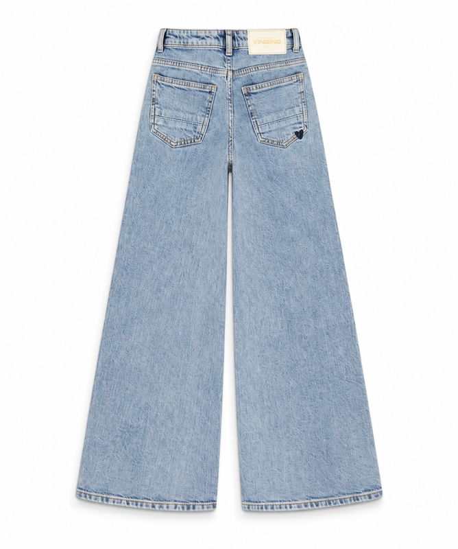 Cita - Vingino wide leg jeans lichtblauw