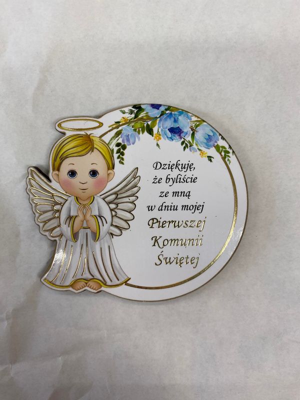 Podziękowania dla gości niebieski
