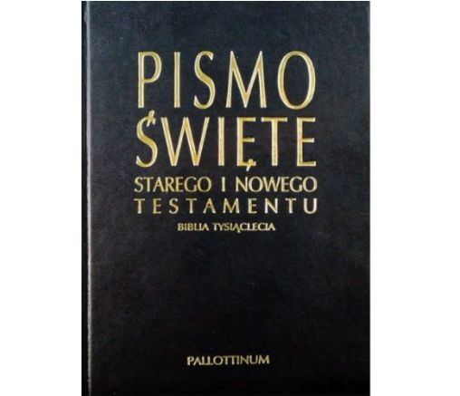 Biblia Tysiąclecia Pismo Święte Starego i Nowego Testamentu duże granat