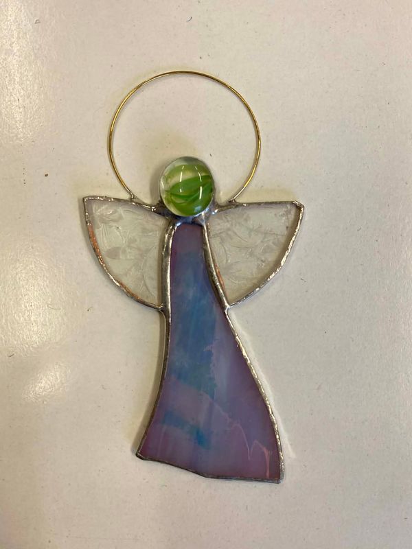 Anioł różowy holo