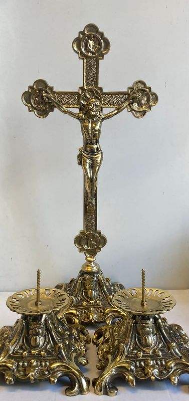 Komplet kolędowy mosiądz