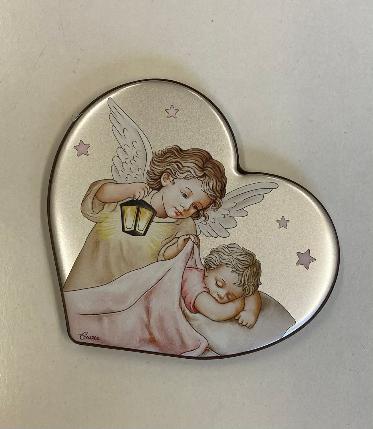 Anioł Stróż różowy