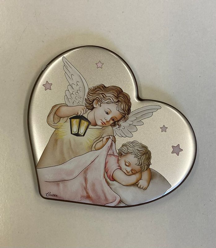 Anioł Stróż różowy