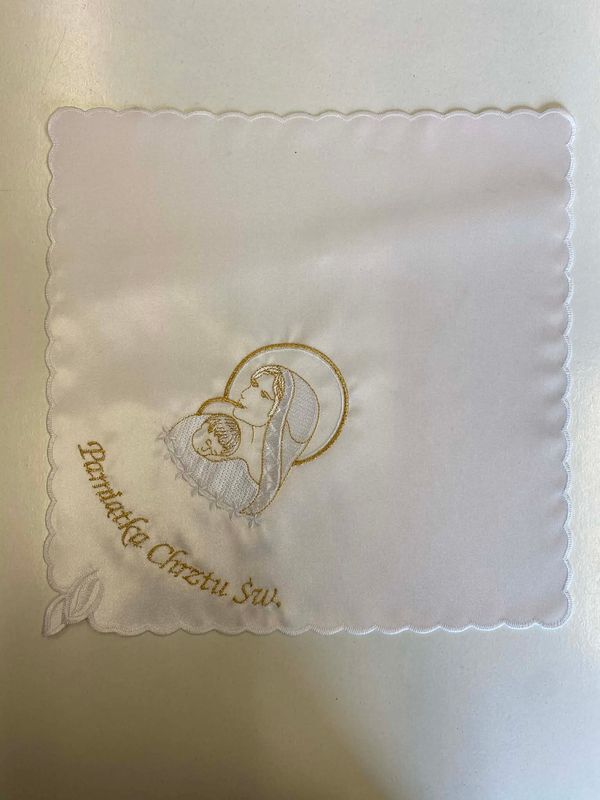 Szatka Matka Boża z Dzieciątkiem złoto