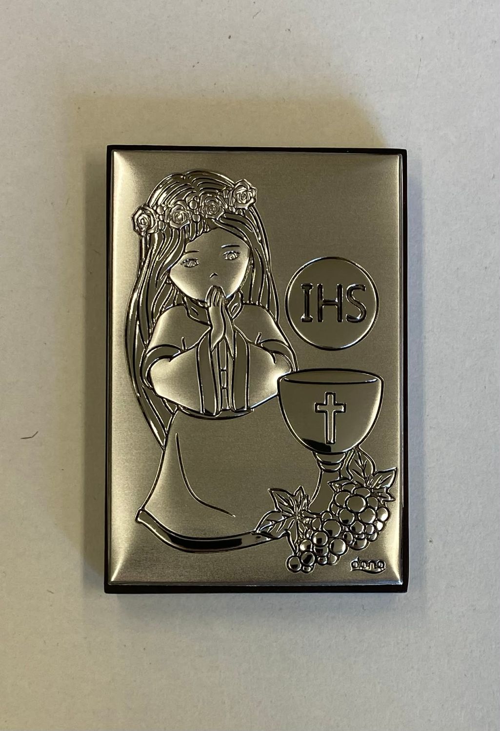 Pamiątka I Komunii Świętej dziewczynka