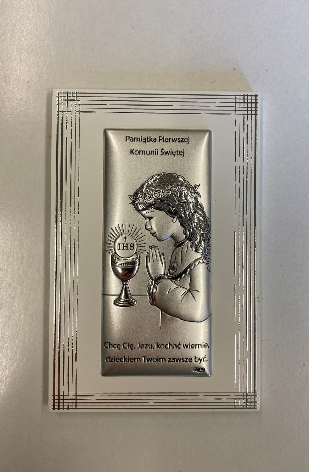 Pamiątka I Komunii Świętej panel dziewczynka