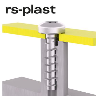 rs-plast – Gewindefurchende Schraube für Thermoplaste - Linsenkopfschraube mit Innensechsrund