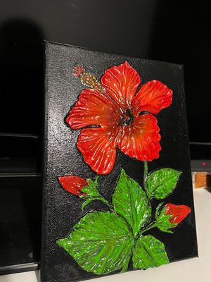 Hibiscus rouge