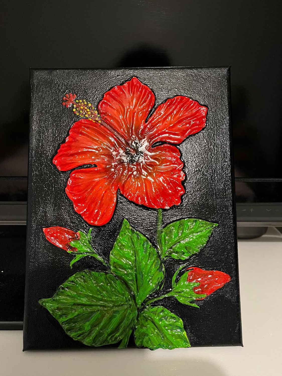 Hibiscus rouge