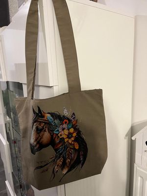 Sac en tissu cheval bohème