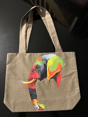 Elephant multi couleur