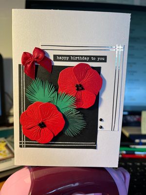 fleur rouge