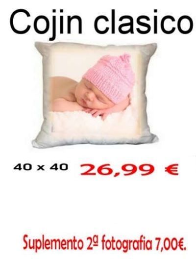Cojín personalizado 40x40