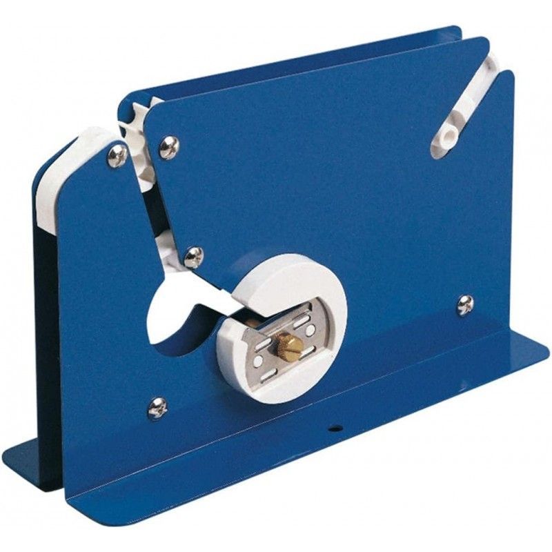 PRECINTADORA CIERRA BOLSAS METAL AZUL