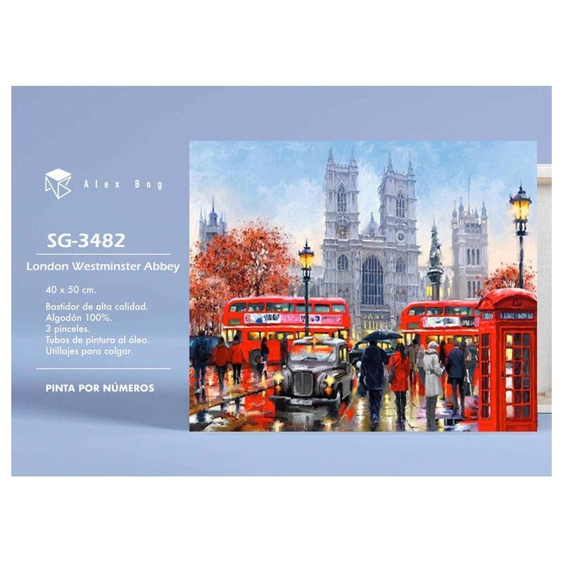 PINTAR POR NÚMEROS LONDON WESTMINSTER ABBEY