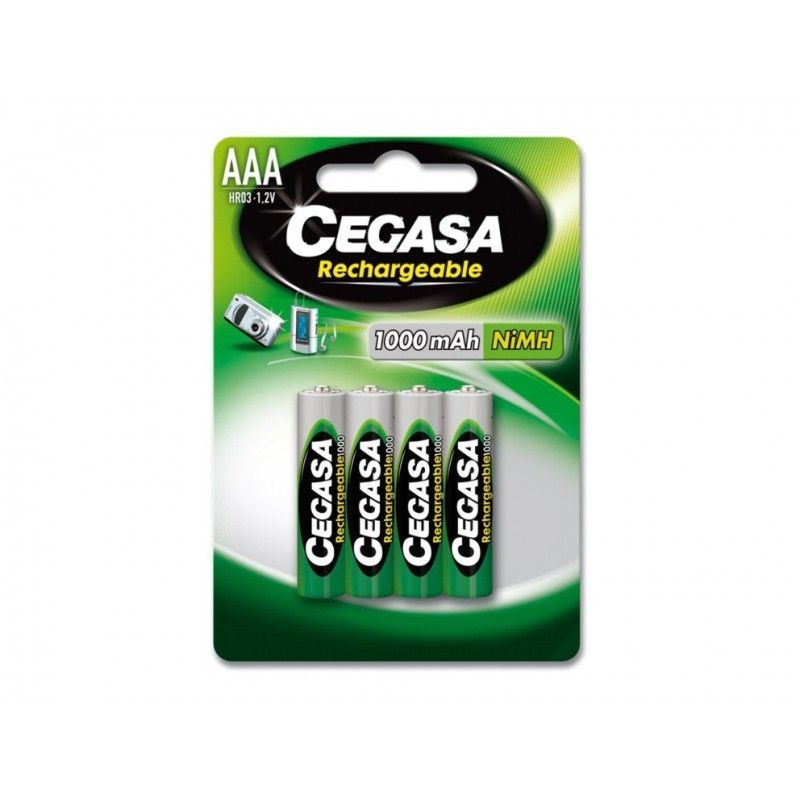 PILAS CEGASA RECARGABLE AAA BLISTER 4UN