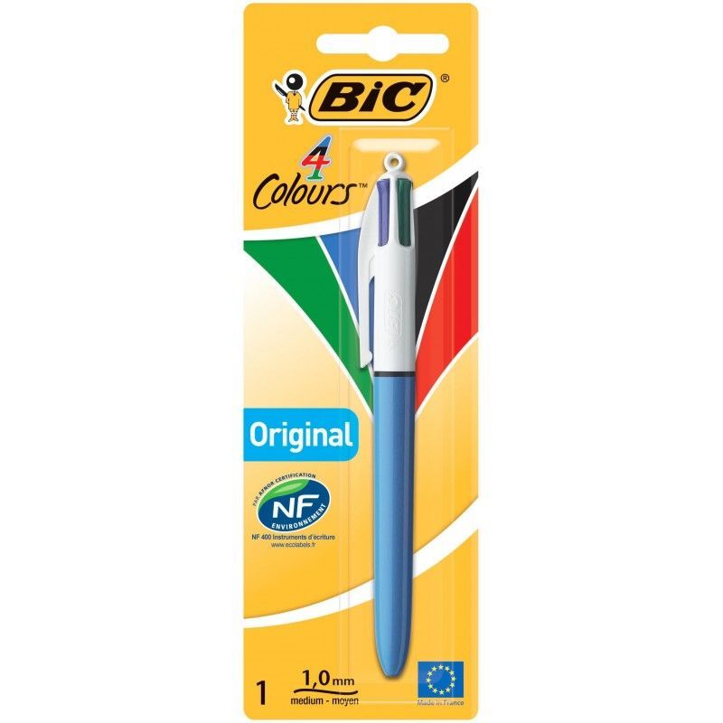 BOLIGRAFO BIC 4 COLORES ORIGINAL BLISTER
