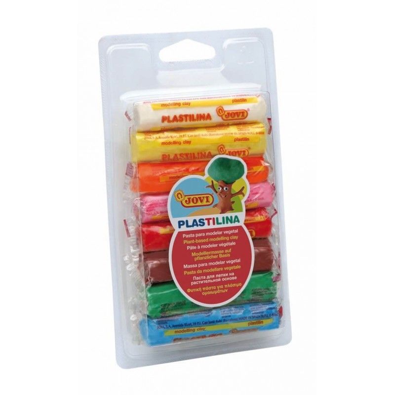PLASTILINA JOVI 8 COLORES 15GR.