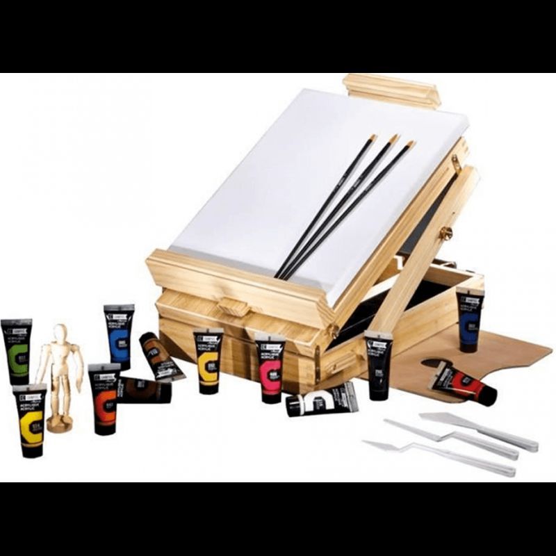 CAJA CABALLETE CON 12 TUBOS Y ACCESORIOS