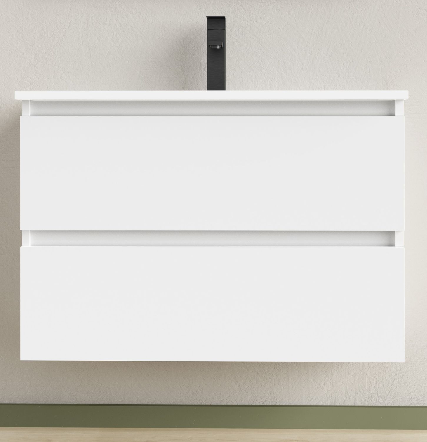 Rio onderkast 80cm hoogglans wit