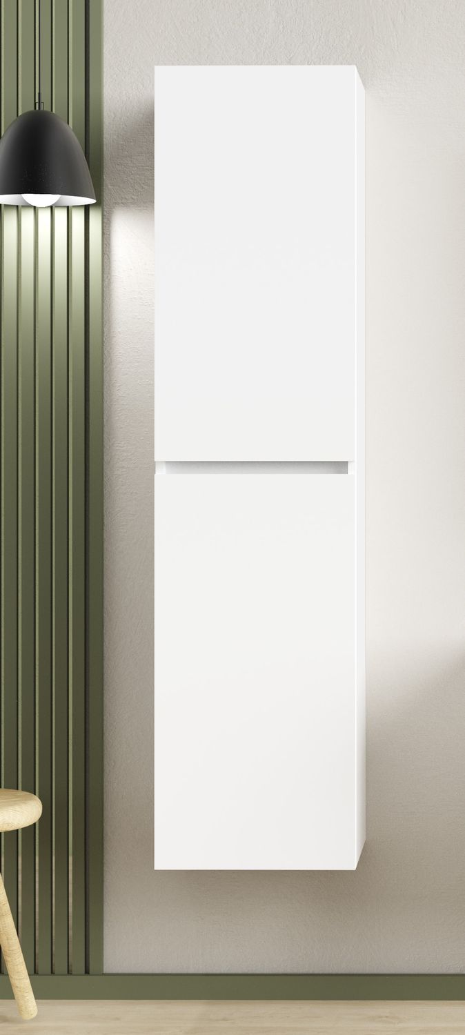 Rio colonne 160cm hoogglans wit
