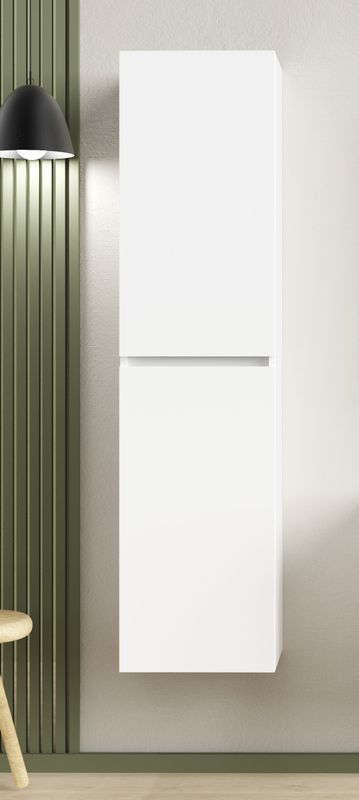 Rio colonne 160cm hoogglans wit
